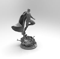 A388 - Comic character design, The Super guy , STL 3D model design print download files