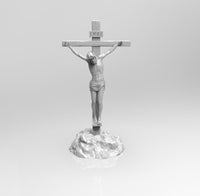 E429 - God character design, The Jesus Christ statue, STL 3D model design print download files