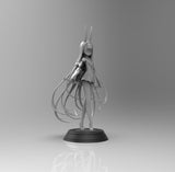 E999 - Games character design, The Shimakaze battle girl statue, STL 3D model design print download files