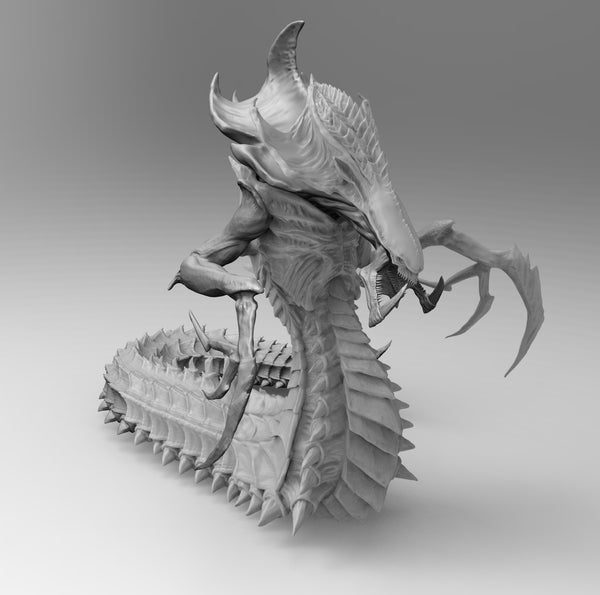 B095 - Games character, StarCraft Hydralisk , STL 3D design model print download file