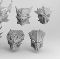 B079-B081 Movie, The Predators Mask design, total 15 designs STL model design print