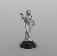 A439 - Legendary character design, The medusa female statue, STL 3D model design print download files