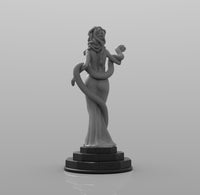 A439 - Legendary character design, The medusa female statue, STL 3D model design print download files