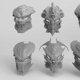 B079-B081 Movie, The Predators Mask design, total 15 designs STL model design print