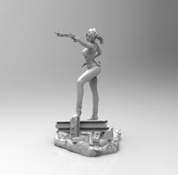 E997 - NSFW Games character design, The Sexy RE Clairey statue, STL 3D model design print download files