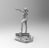 E997 - NSFW Games character design, The Sexy RE Clairey statue, STL 3D model design print download files