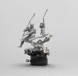A487 - Comic character design, Spider multiverse statue, STL 3D model design print download files