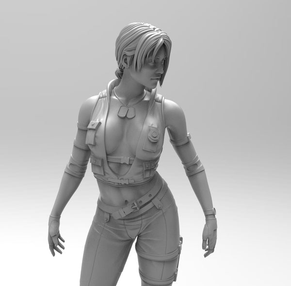 E426 - Games character design, The MK games character Sunya Blade, STL 3D model design print download files