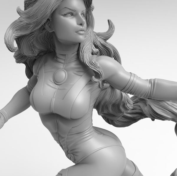 B103 - Comic Superheroes, Starfire Reborn, STL 3D model design print files