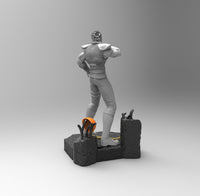 E386 - Anime character design staute, The North of Fist character design, STl 3D model design print download files