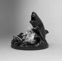 E387 - Anime character design, The Shark Nerutu anime character, STL 3D model design print download files