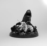 E387 - Anime character design, The Shark Nerutu anime character, STL 3D model design print download files
