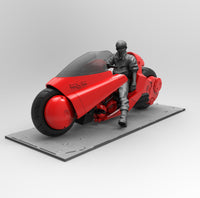 A098 - Anime character design Akira Biker ( Extra parts for Bike ) STL 3D model design print download files