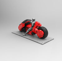 A098 - Anime character design Akira Biker ( Extra parts for Bike ) STL 3D model design print download files