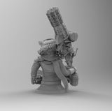 A107 - Comic character design, Guardian of the  Galaxy Heroes, The Rocket Bust, STL 3D model Design print