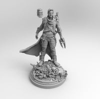 A103 - Starlord Guardian of the Galaxy ( 2 head version ) , Marvel , STL 3D model design print files