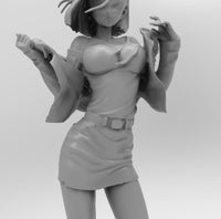 D001 - DBZ, Android 18 Cuteness overload , Anime Character STL 3D model design print