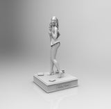 E405 - NSFW female character design, The Ridley girl statue, STL 3D model design print download files