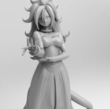D005 - DBZ Android 21, Sexy Anime character, STL 3D model design print files