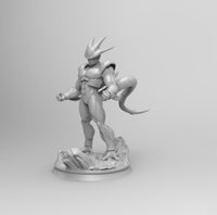 D007 - Anime character design, the DBZ Character, Cooler STL 3D model design print files
