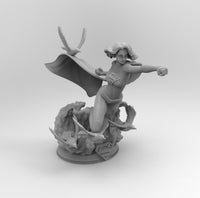 A115 - Comics character heroes , Supergirls characters statue design, STL 3D model design print download fil