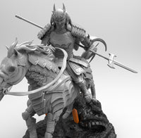 E483 - Samurai Character design, The Comic Bat guy in samurai version statue, STl 3D model design print download files