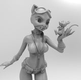 A113 - Comic character design, The Cat and the mouse , DC characters STL 3D model design print download file