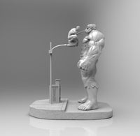 A495 - Comic character design, Shut your mouth mr green guy, STL 3D model design print download files