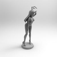 A126 - Sexy Bunny Girl 001 ( SFW / NSFW )  , STL 3D model design print files digital product