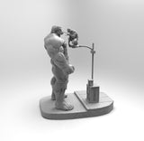 A495 - Comic character design, Shut your mouth mr green guy, STL 3D model design print download files