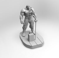 A495 - Comic character design, Shut your mouth mr green guy, STL 3D model design print download files