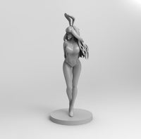 A127 - Bunny Girl 001, STL 3D model design print digital files