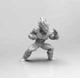 A567 - Anime character design, The Vege standing statue, STL 3D model design print download files