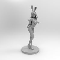 A127 - Bunny Girl 001, STL 3D model design print digital files