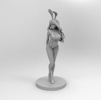 A127 - Bunny Girl 001, STL 3D model design print digital files