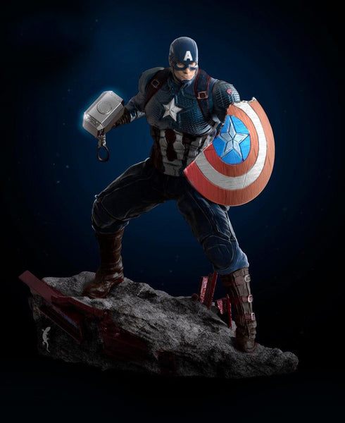 A093 - Comic character design, The Thor hammer Captain America, Marvel Character 3D STL model print